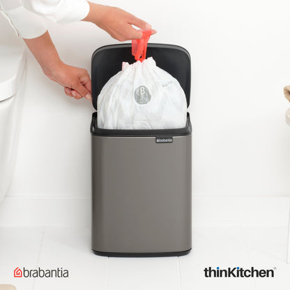 Brabantia Bo Waste Bin 7 Litre Platinum