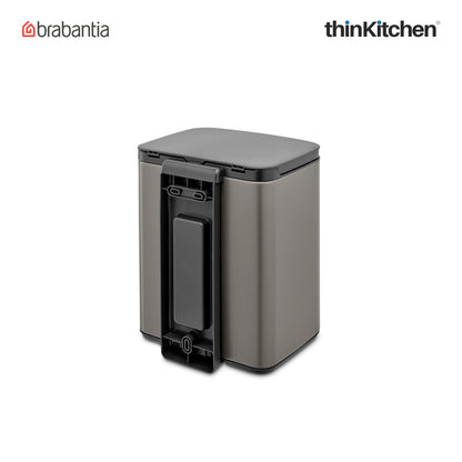 Brabantia Bo Waste Bin 7 Litre Platinum