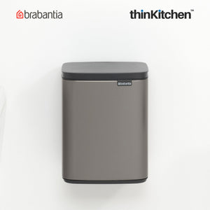 Brabantia BO Waste Bin, 7 litre, Platinum