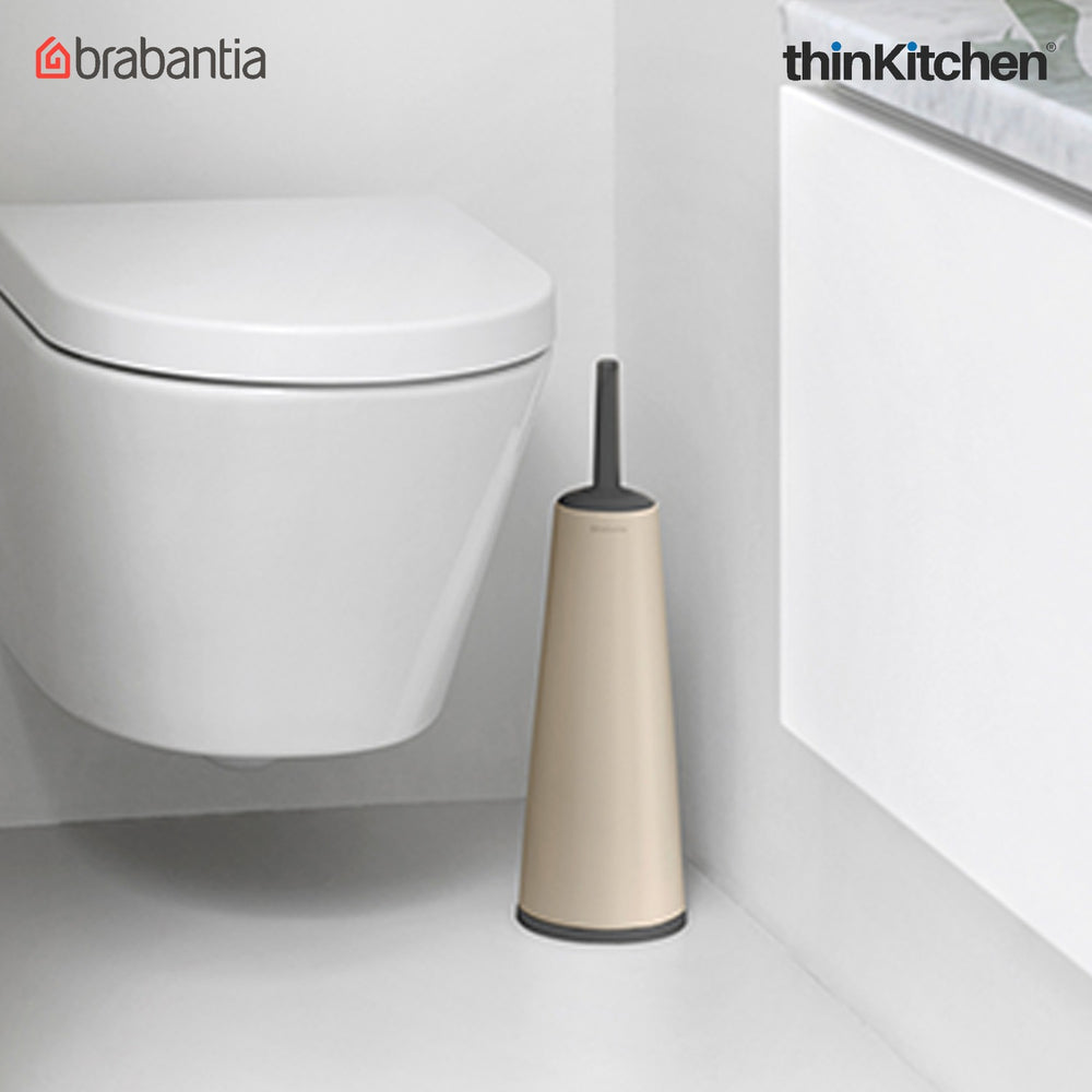 Brabantia Renew Toilet Brush And Holder - Soft Beige