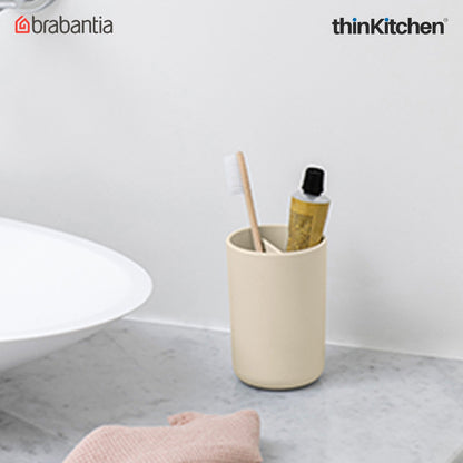 Brabantia Renew Toothbrush Holder, With Insert - Soft Beige