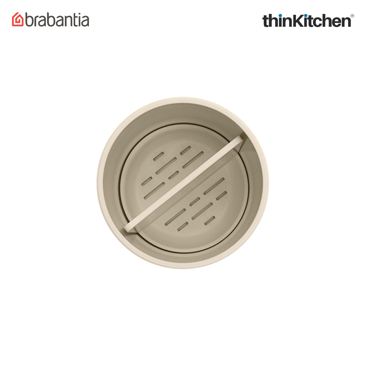 Brabantia Renew Toothbrush Holder, With Insert - Soft Beige
