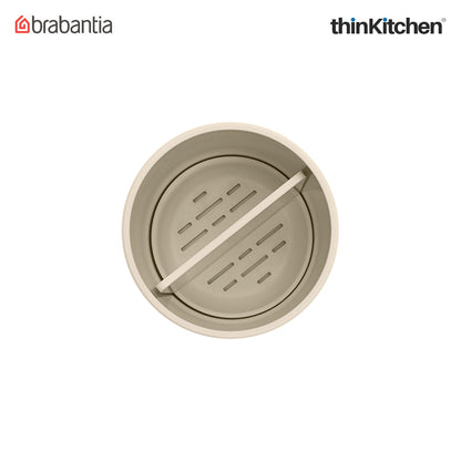 Brabantia Renew Toothbrush Holder, With Insert - Soft Beige
