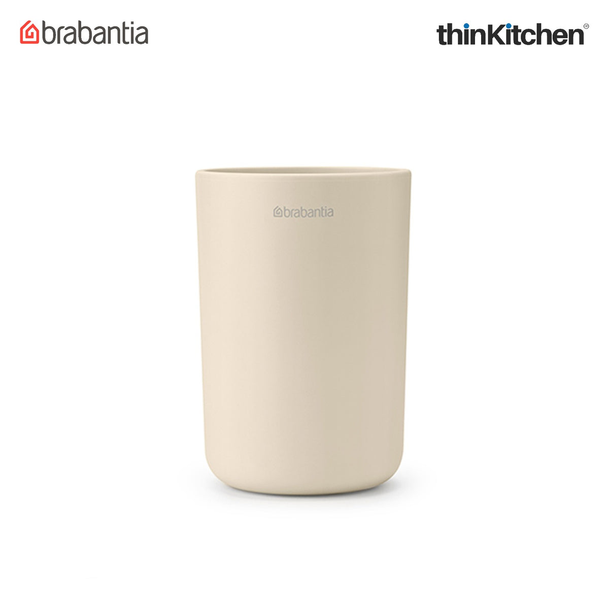 Brabantia Renew Toothbrush Holder, With Insert - Soft Beige - 7