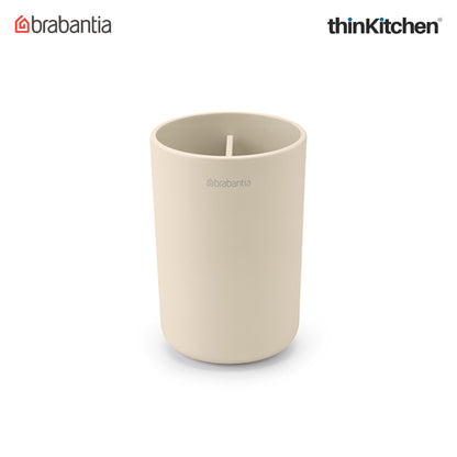 Brabantia Renew Toothbrush Holder, With Insert - Soft Beige