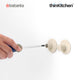 Brabantia Renew Towel Hooks, Set of 2, Soft Beige