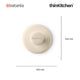 Brabantia Renew Towel Hooks, Set of 2, Soft Beige