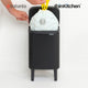 Brabantia BO Waste Bin HI, 4 litre, Matt Black