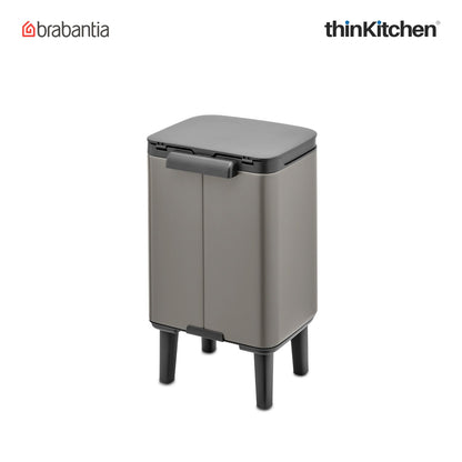 Brabantia Bo Waste Bin Hi 4 Litre Platinum