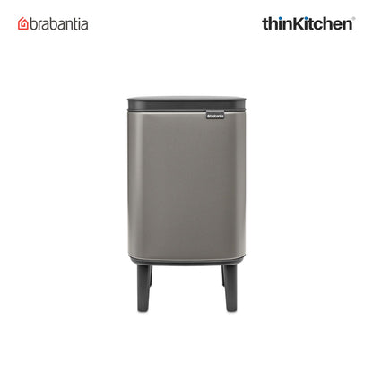 Brabantia Bo Waste Bin Hi 4 Litre Platinum