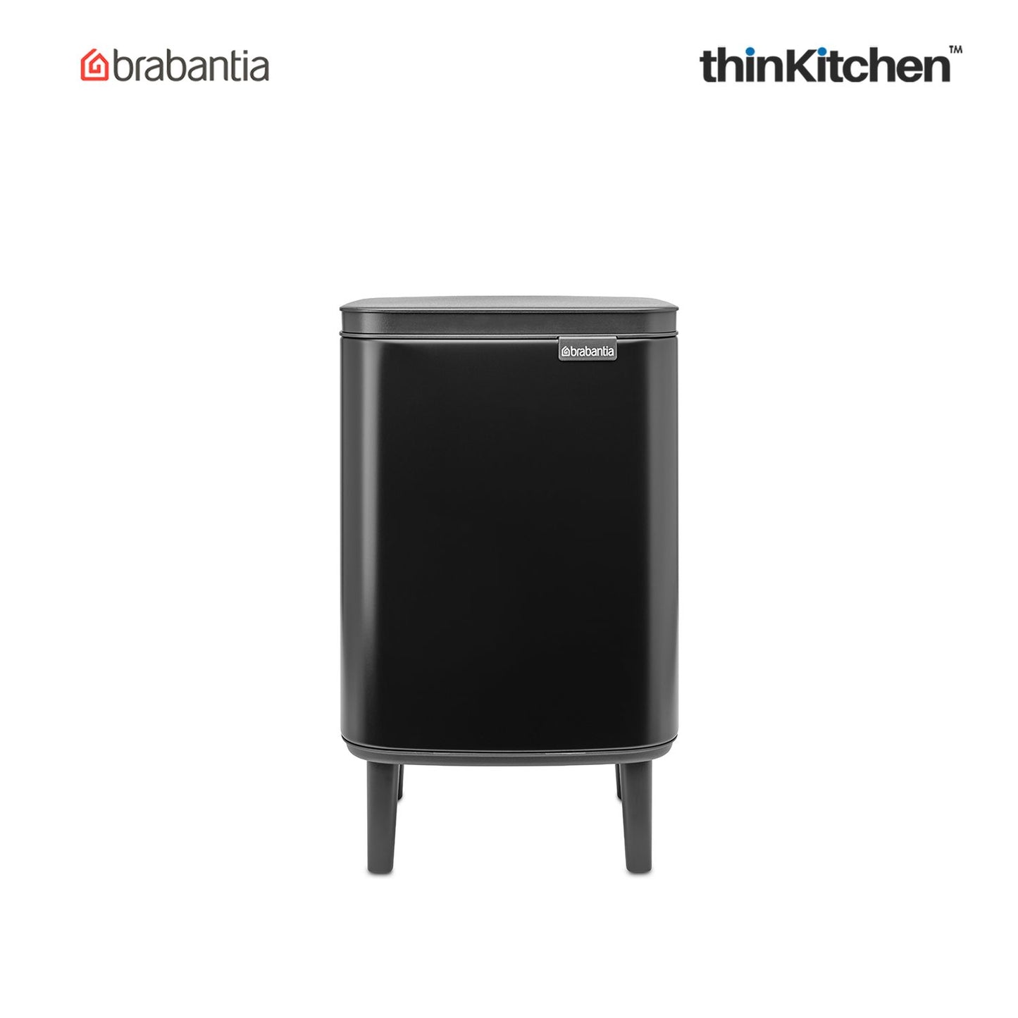 Brabantia Bo Waste Bin Hi 7 Litre Matt Black