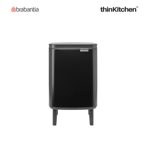 Brabantia BO Waste Bin HI, 7 litre, Matt Black