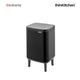 Brabantia BO Waste Bin HI, 7 litre, Matt Black