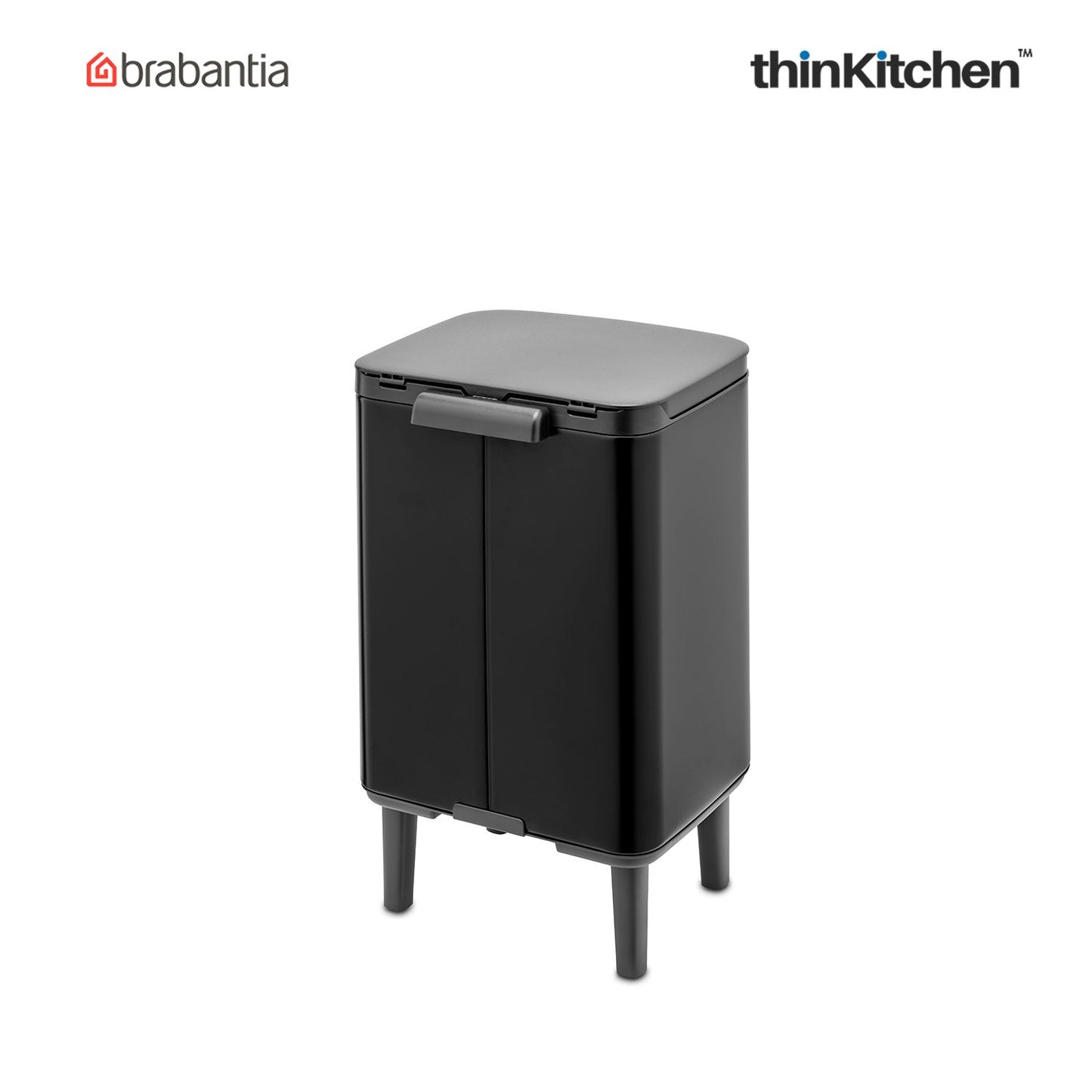 Brabantia Bo Waste Bin Hi 7 Litre Matt Black