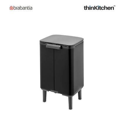 Brabantia Bo Waste Bin Hi 7 Litre Matt Black