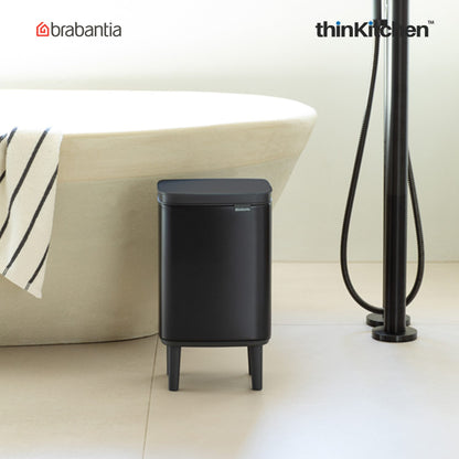 Brabantia Bo Waste Bin Hi 7 Litre Matt Black