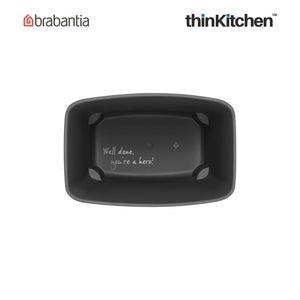 Brabantia BO Waste Bin HI, 12 litre, Matt Black