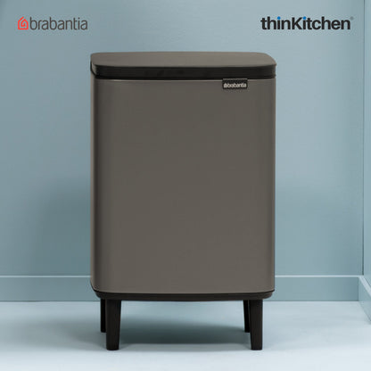 Brabantia Bo Waste Bin Hi 12 Litre Platinum 1