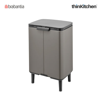 Brabantia Bo Waste Bin Hi 12 Litre Platinum 1