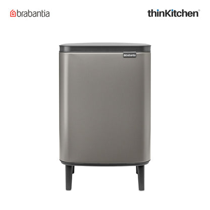 Brabantia Bo Waste Bin Hi 12 Litre Platinum 1
