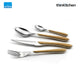 Amefa Eclat Stainless Steel Cutlery Set, 16-pcs - Wood Effect