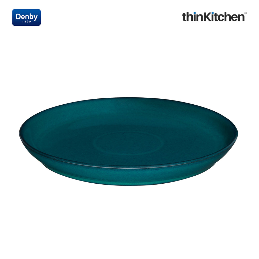 Denby 10.2" Premium Handcrafted Coupe Dinner Plate, Greenwich