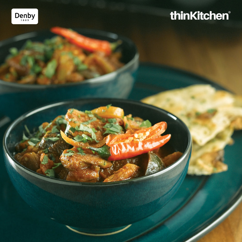 Denby 480ml Premium Handcrafted Rice Bowl, Greenwich