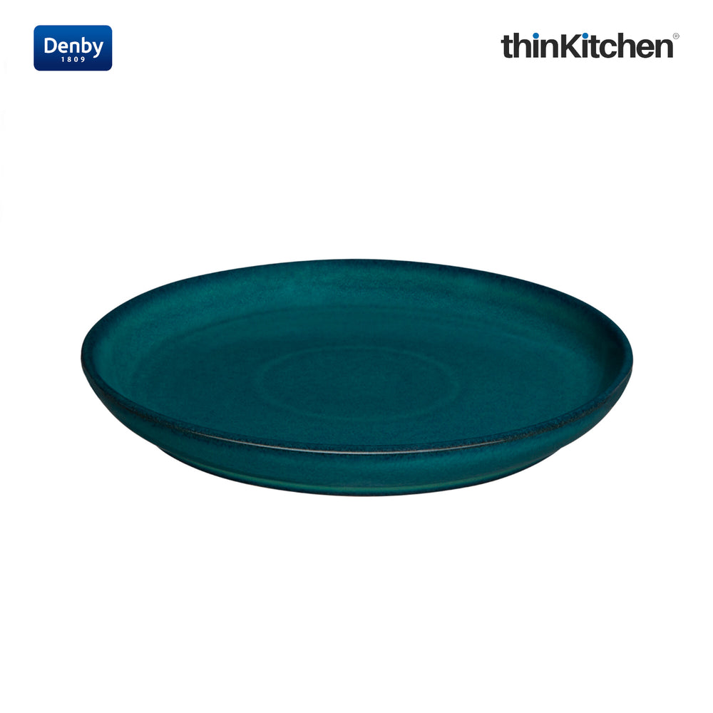 Denby 8.3" Premium Handcrafted Coupe Medium Plate, Greenwich