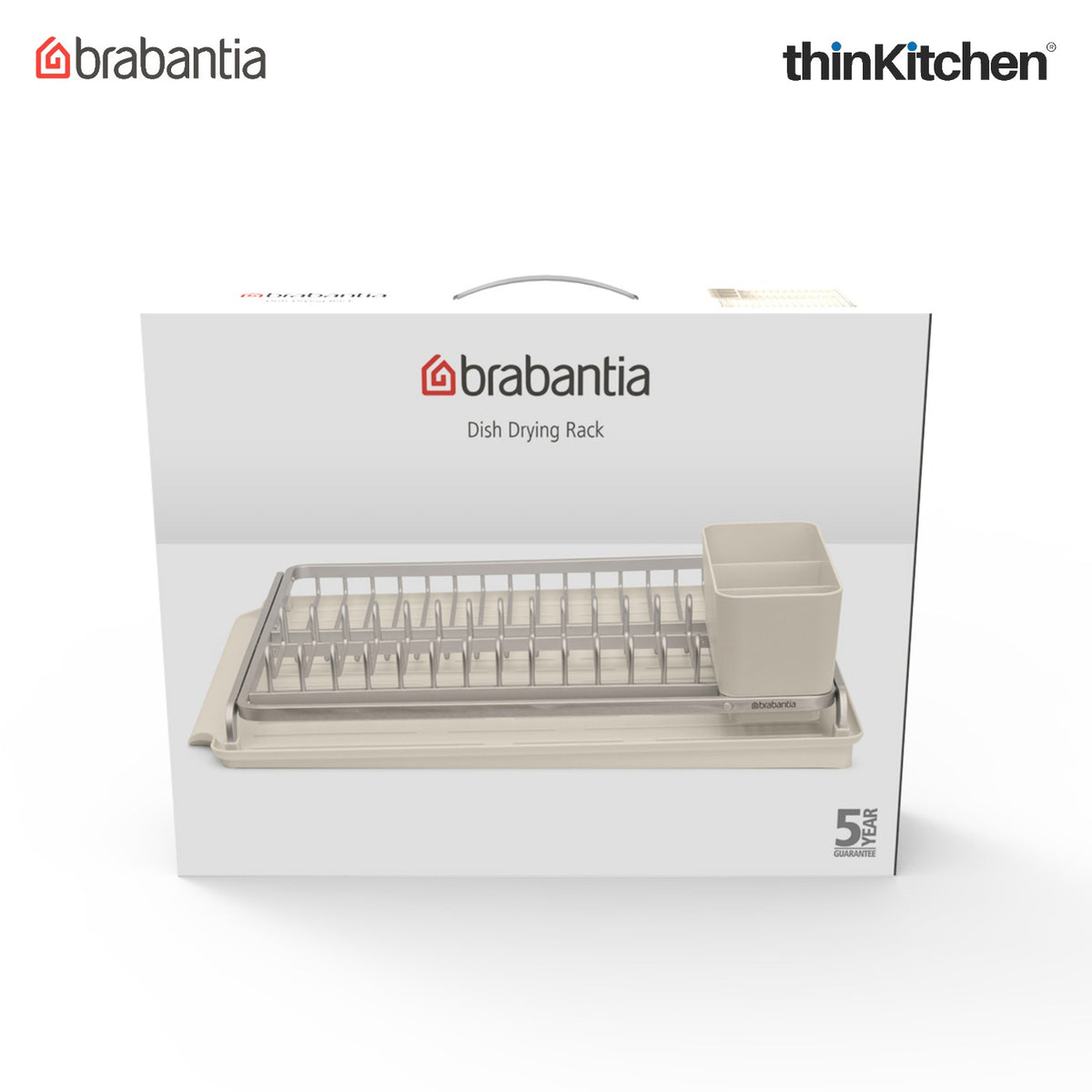 Brabantia Sinkside Dish Drying Rack - Soft Beige