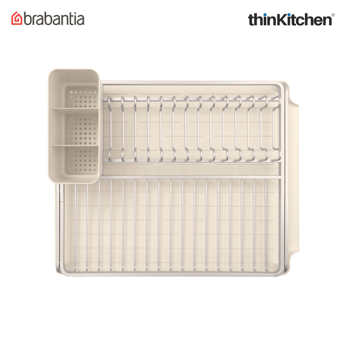 Brabantia Sinkside Dish Drying Rack - Soft Beige