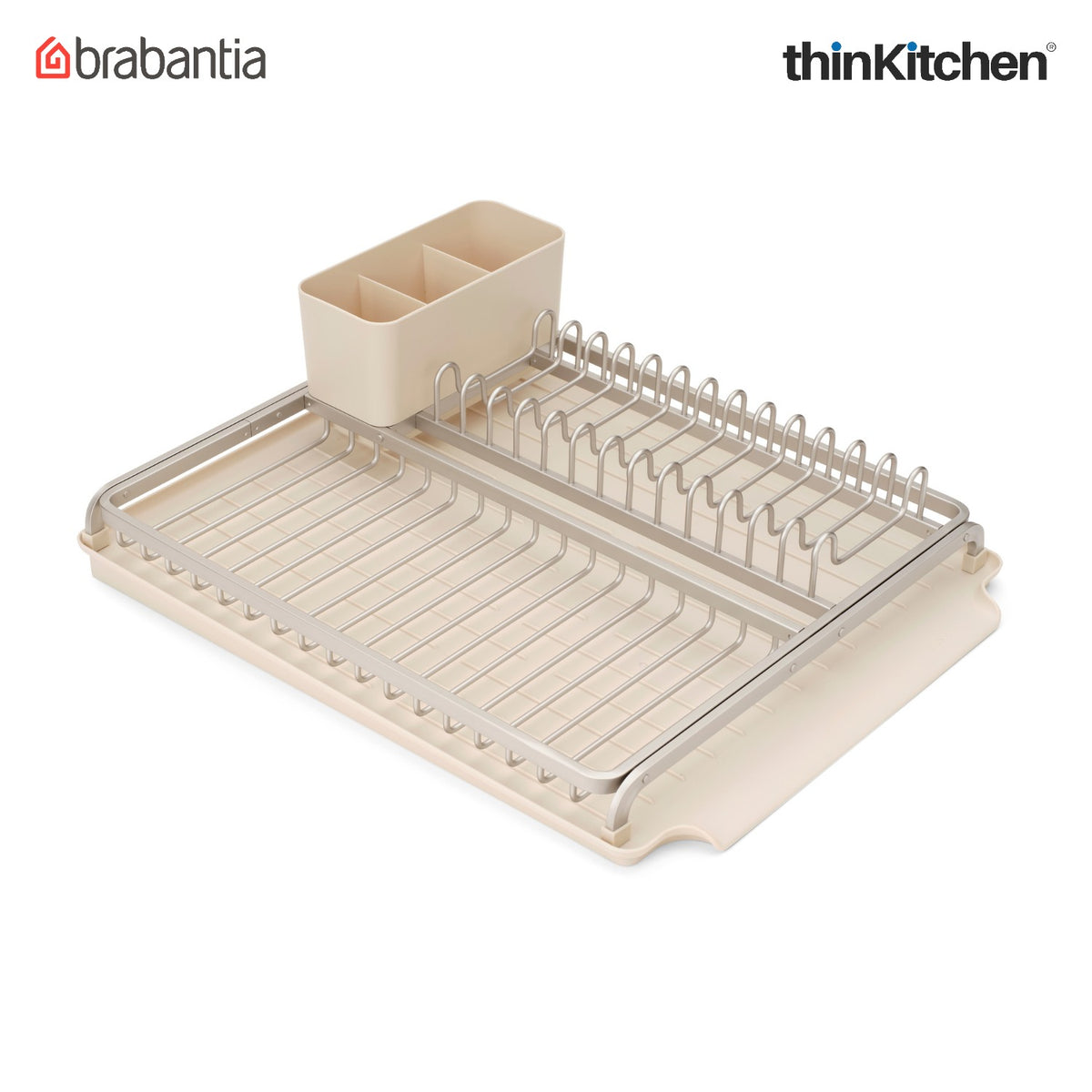 Brabantia Sinkside Dish Drying Rack - Soft Beige - 2