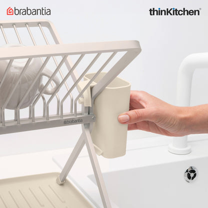 Brabantia Sinkside Foldable Dish Drying Rack - Soft Beige
