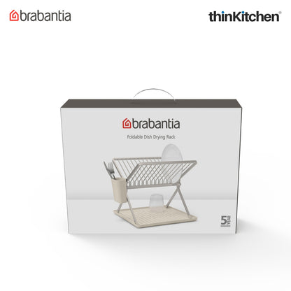 Brabantia Sinkside Foldable Dish Drying Rack - Soft Beige
