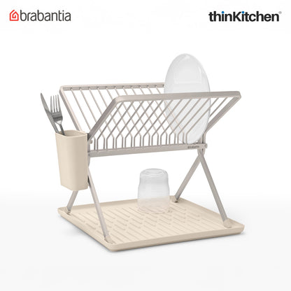 Brabantia Sinkside Foldable Dish Drying Rack - Soft Beige