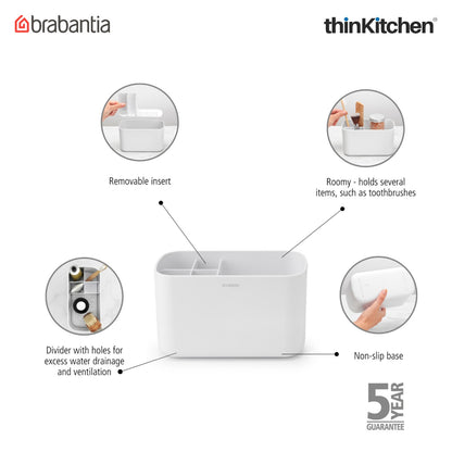 Brabantia Renew Bathroom Caddy - White