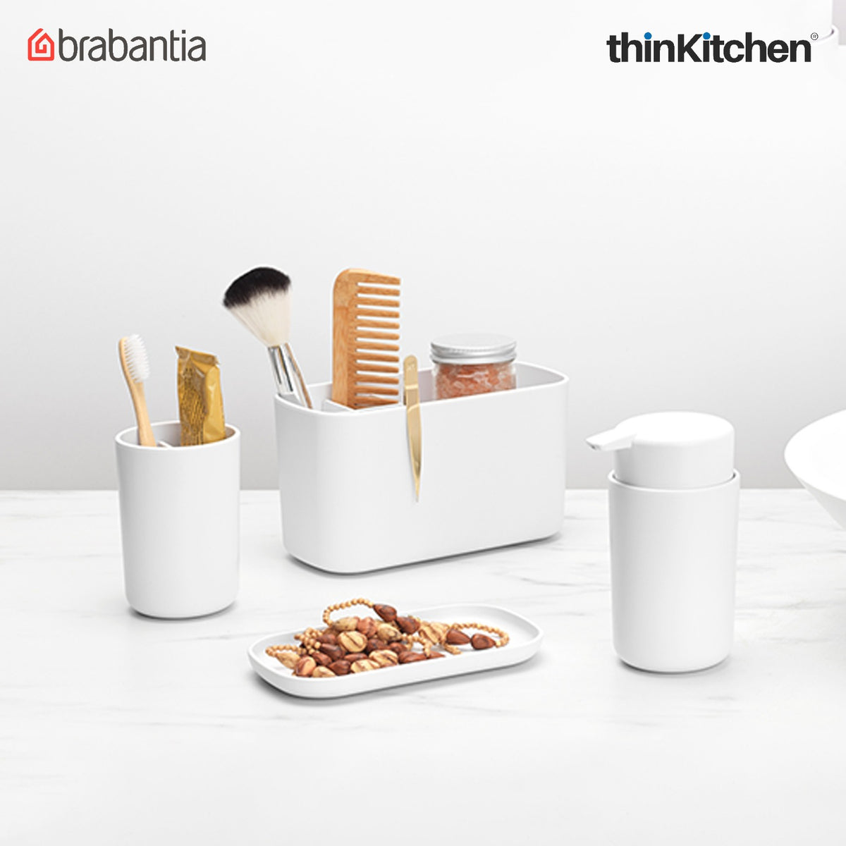 Brabantia Renew Bathroom Caddy - White - 5