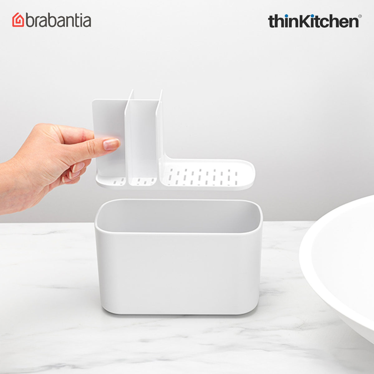 Brabantia Renew Bathroom Caddy - White - 3