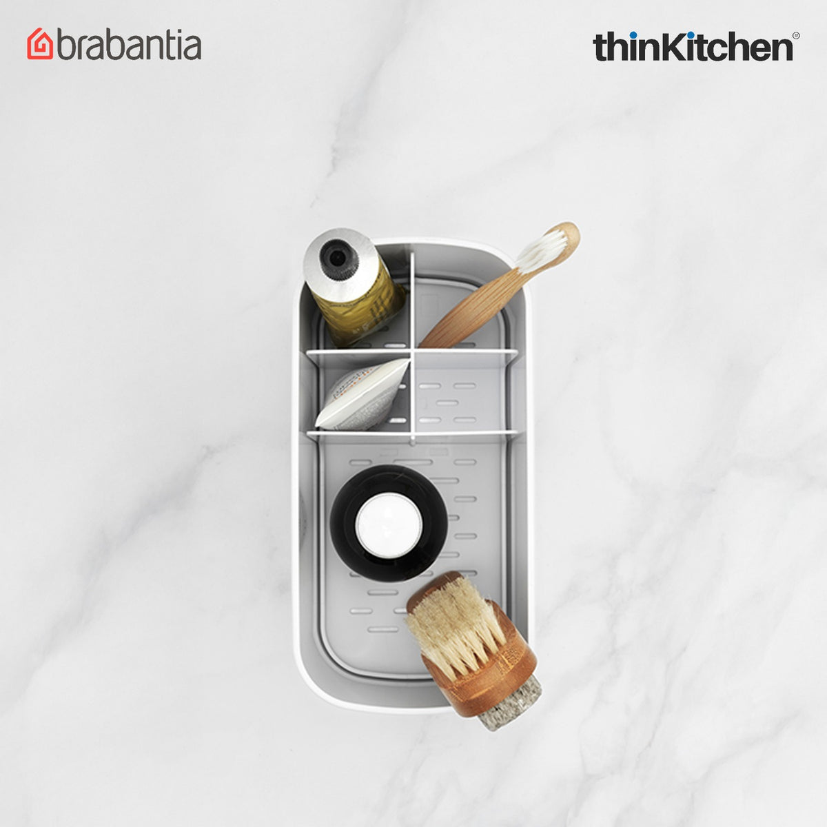 Brabantia Renew Bathroom Caddy - White - 1