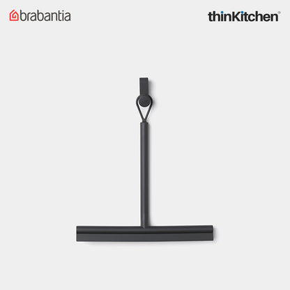 Brabantia Renew Shower Squeegee With Door Hook - Dark Grey