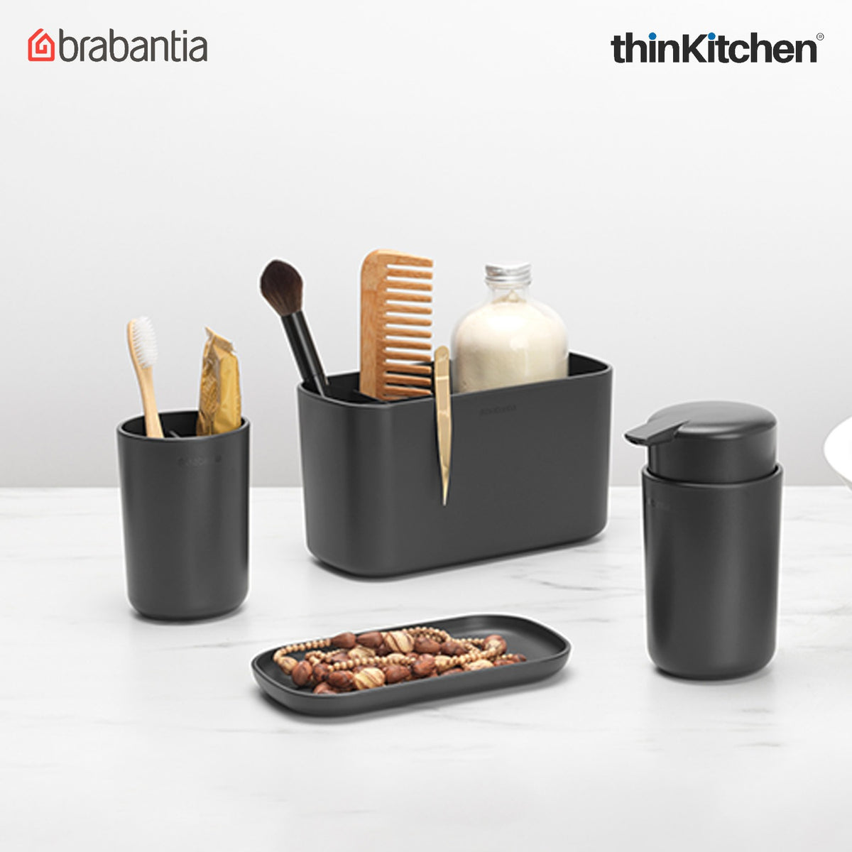 Brabantia Renew Soap Dispenser - Dark Grey - 1