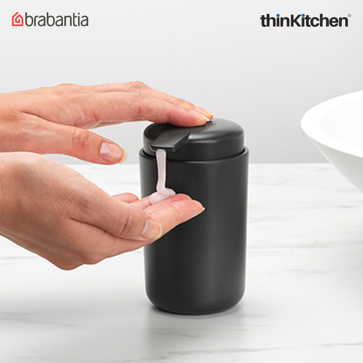 Brabantia Renew Soap Dispenser - Dark Grey