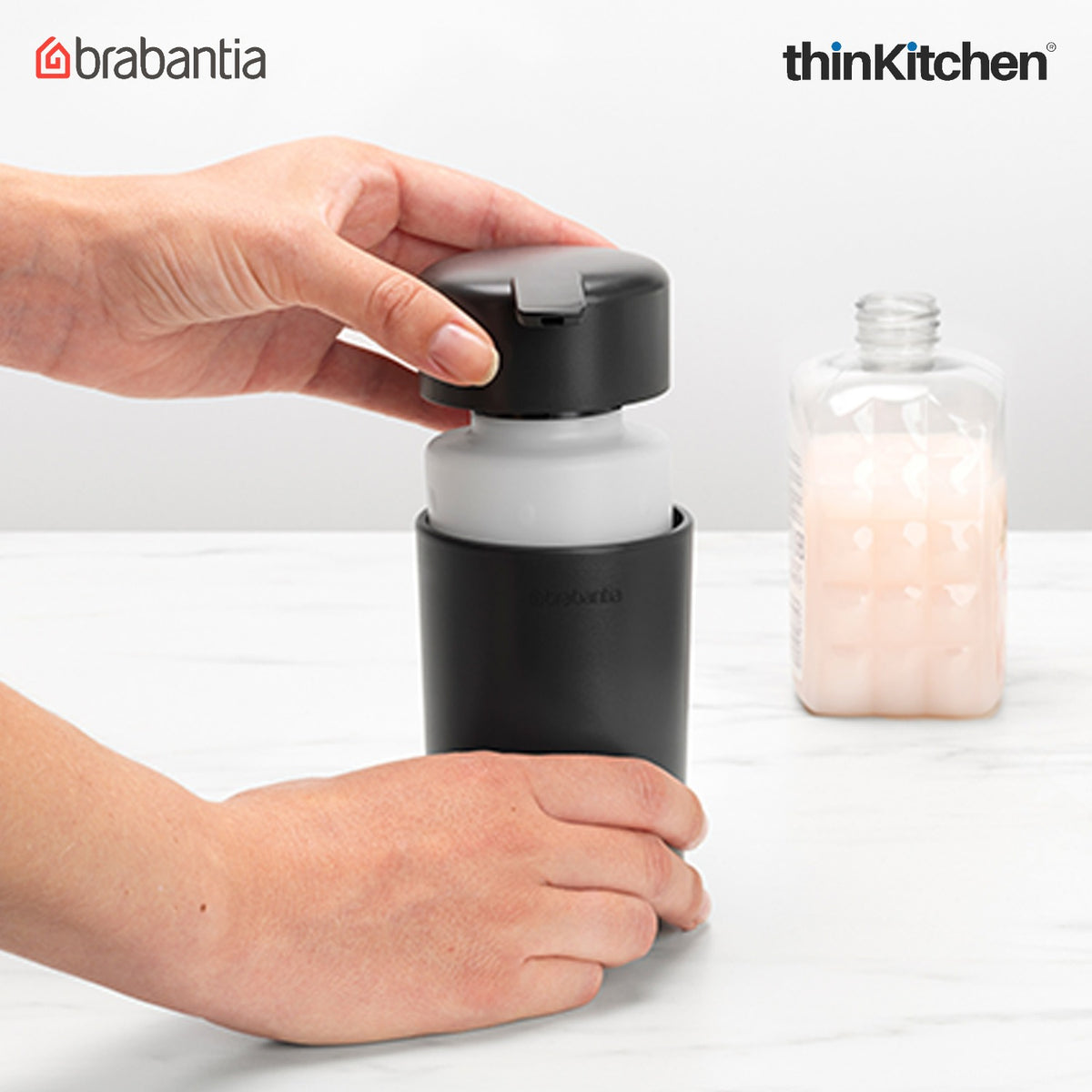 Brabantia Renew Soap Dispenser - Dark Grey