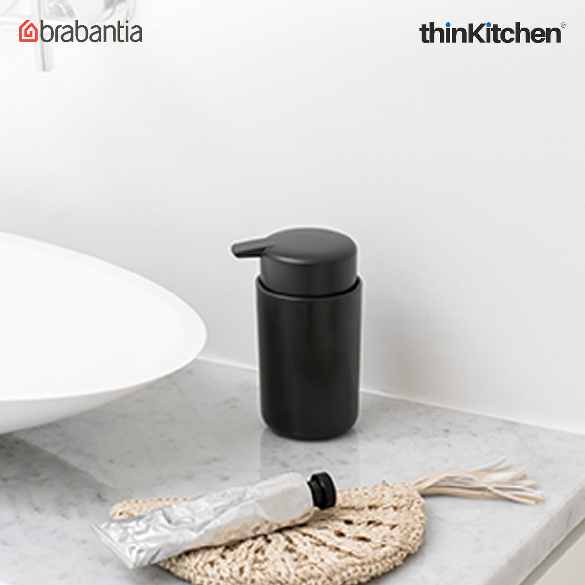 Brabantia Renew Soap Dispenser - Dark Grey