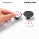 Brabantia Renew Towel Hooks, Set of 2, Dark Grey