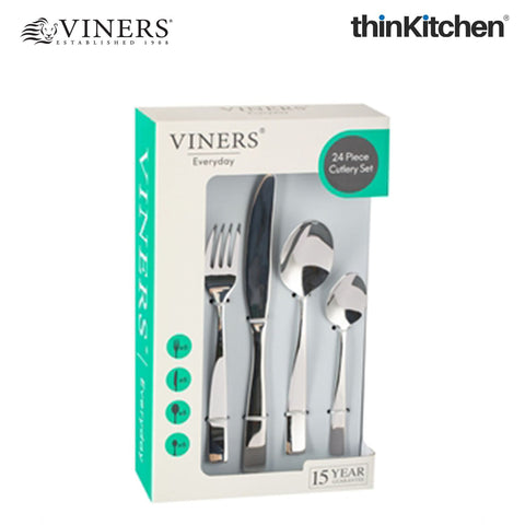 Viners Everyday Purity 18/0 24-Piece Cutlery Giftbox Set