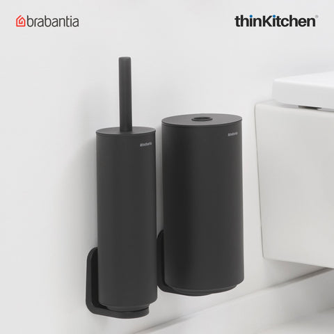 Brabantia Mindset Toilet Accessory Set Set Of 3 Grey