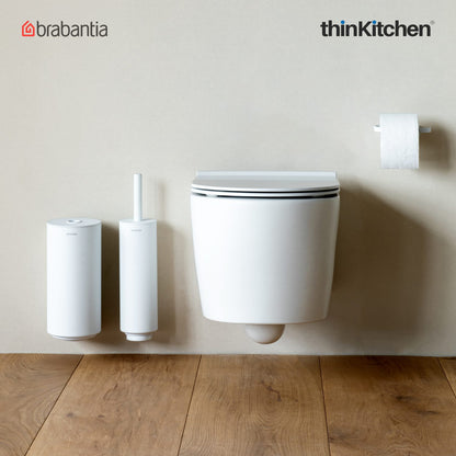 Brabantia Mindset Toilet Accessory Set Set Of 3 White