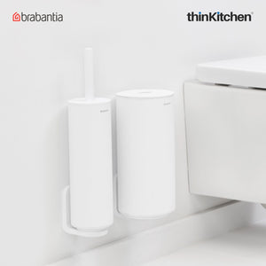 Brabantia MindSet Toilet Accessory Set, Set of 3, White