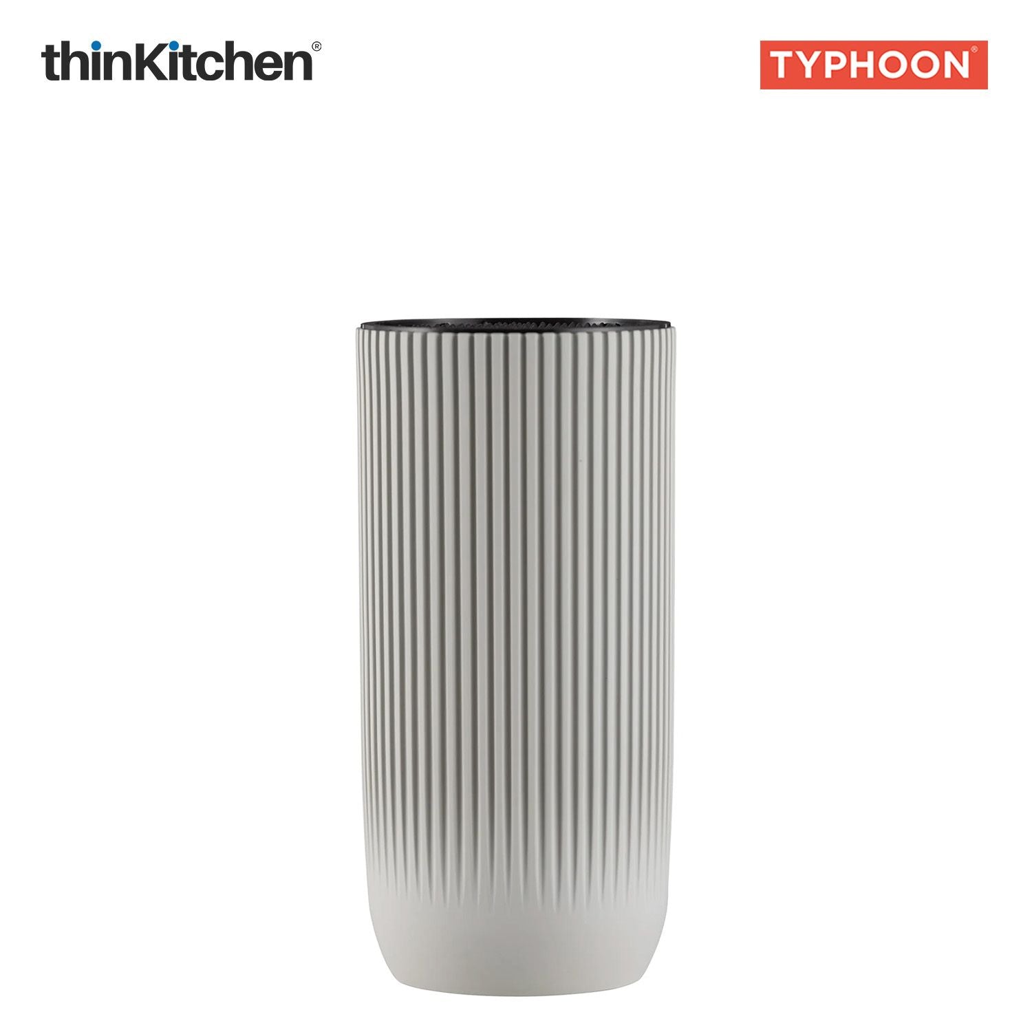 Viners Premium International Stainless Steel Sharp Kitchen Knife Block Set of 5 Pcs, Grey Ripple | Cutting & Chopping, Comfortable Grip| Crafted in UK - 2