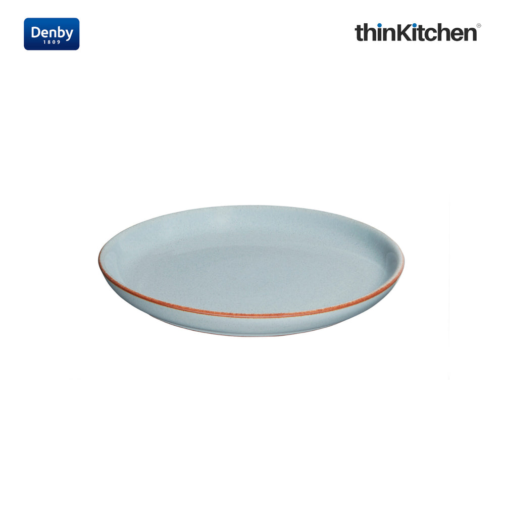 Denby 6.7" Premium Handcrafted Small Coupe Plate, Heritage Terrace